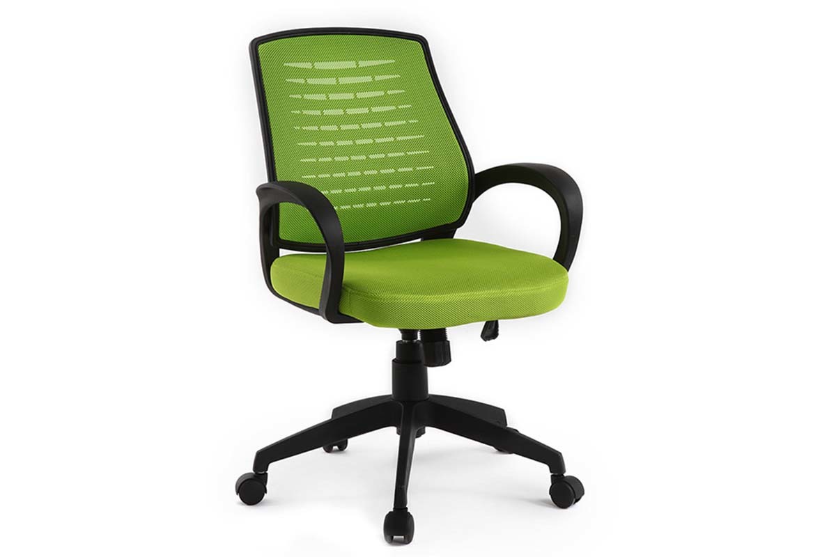 Poltrona da ufficio design mesh verde JUNIO