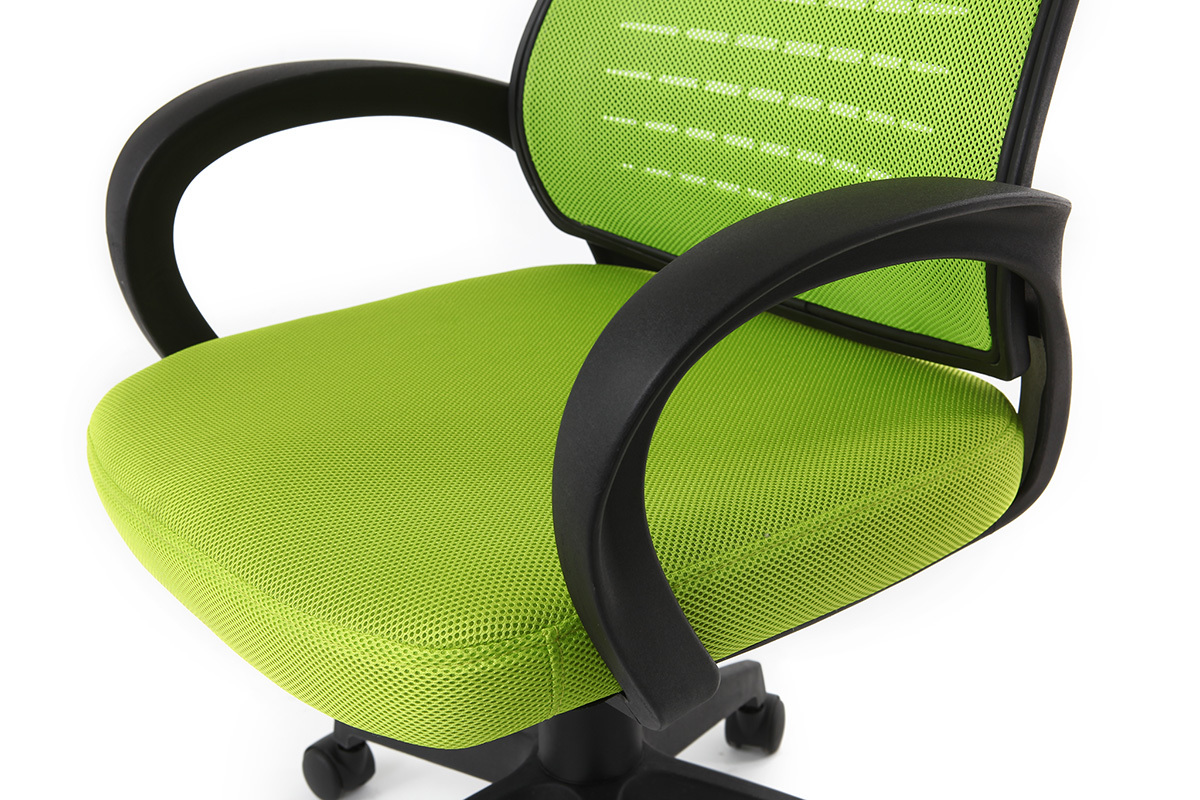 Poltrona da ufficio design mesh verde JUNIO