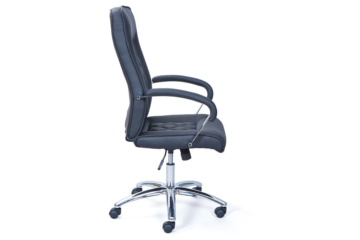 Poltrona da ufficio design PU nero MARTIN