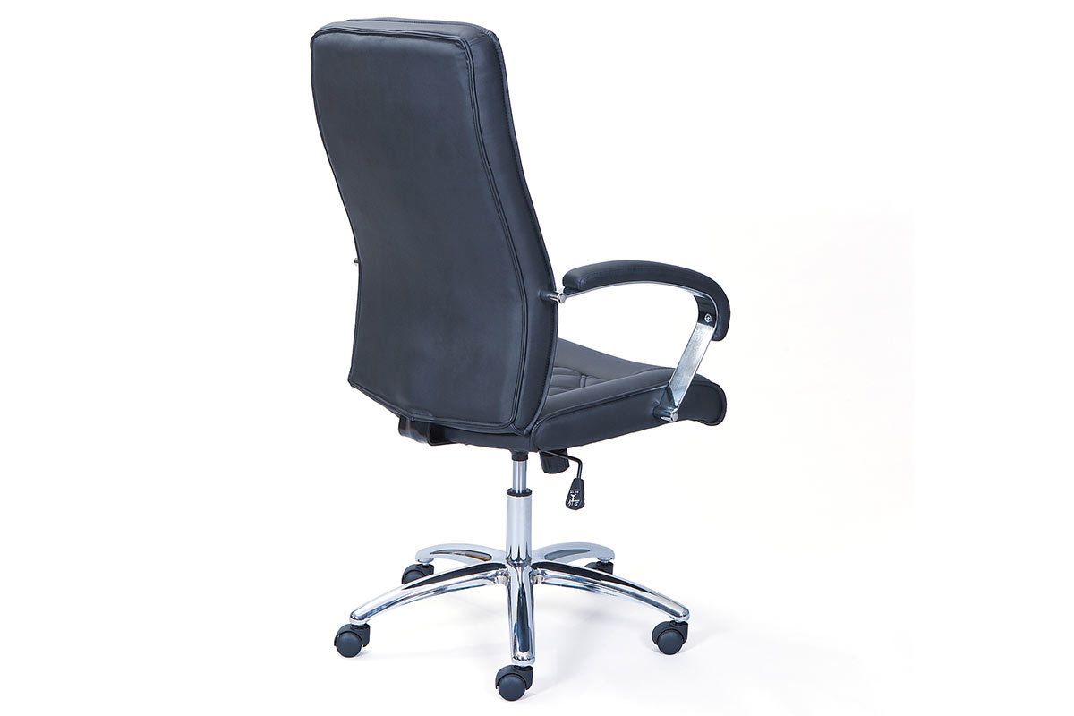 Poltrona da ufficio design PU nero MARTIN