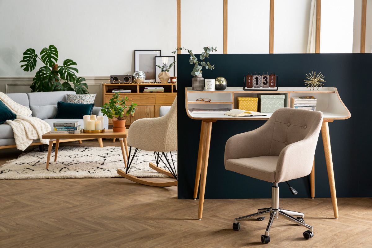 Poltrona da ufficio design tessuto foglia di t BALTIK