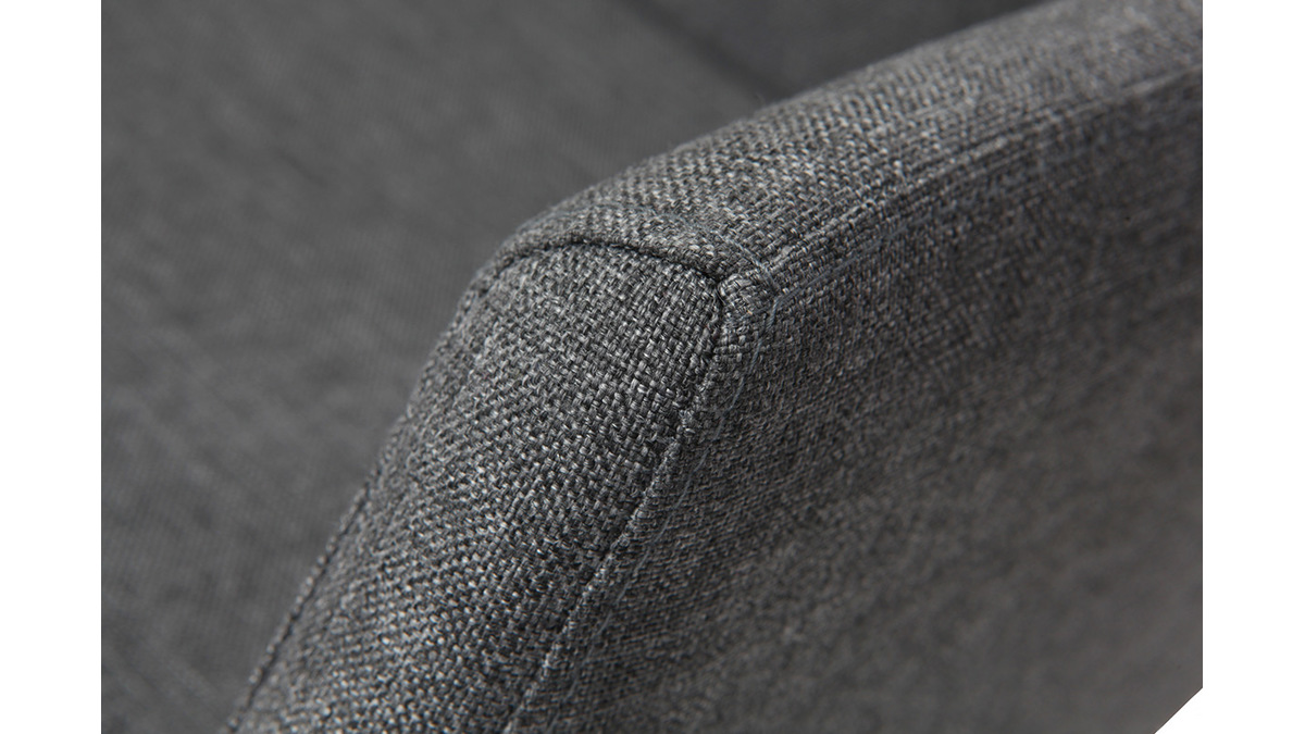 Poltrona da ufficio design tessuto grigio ARIEL