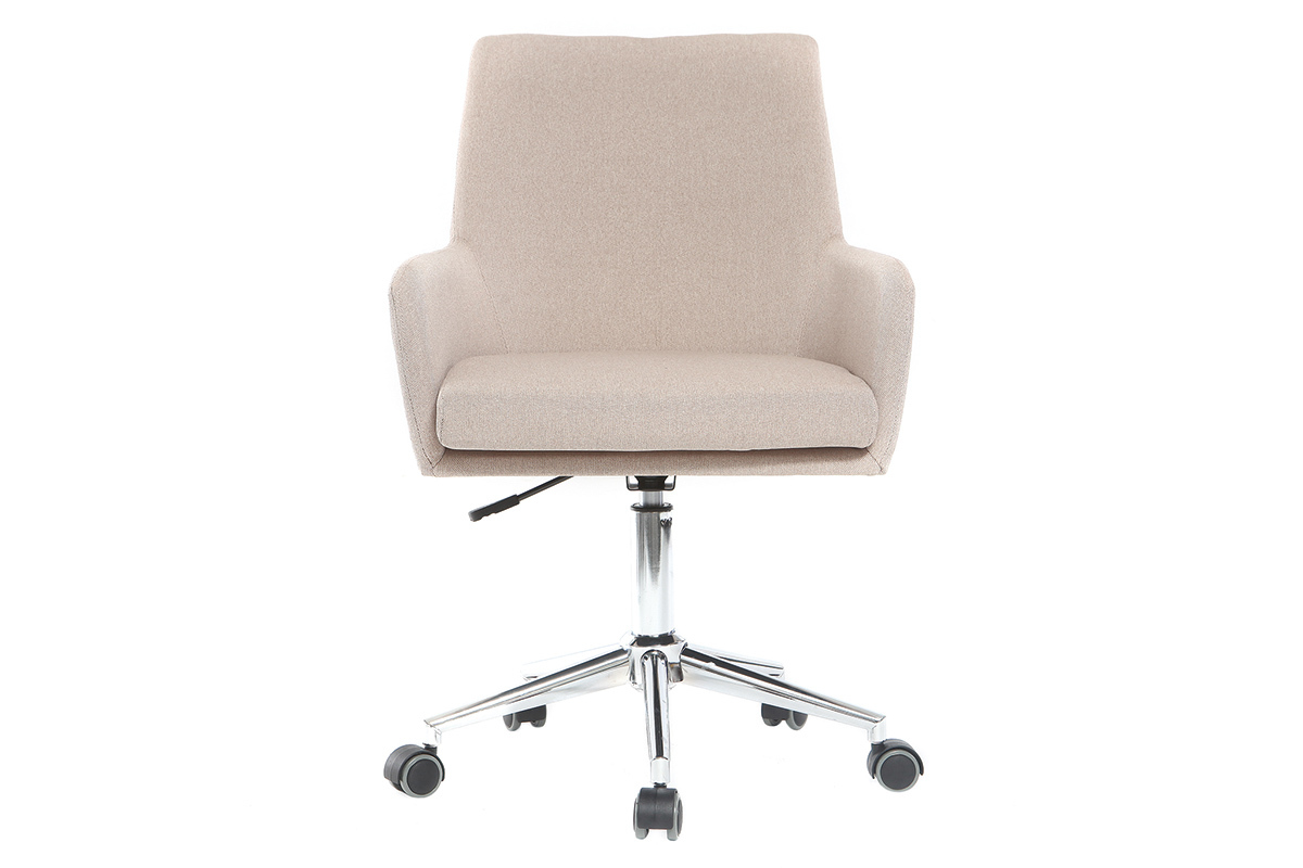 Poltrona da ufficio design tessuto naturale SHANA