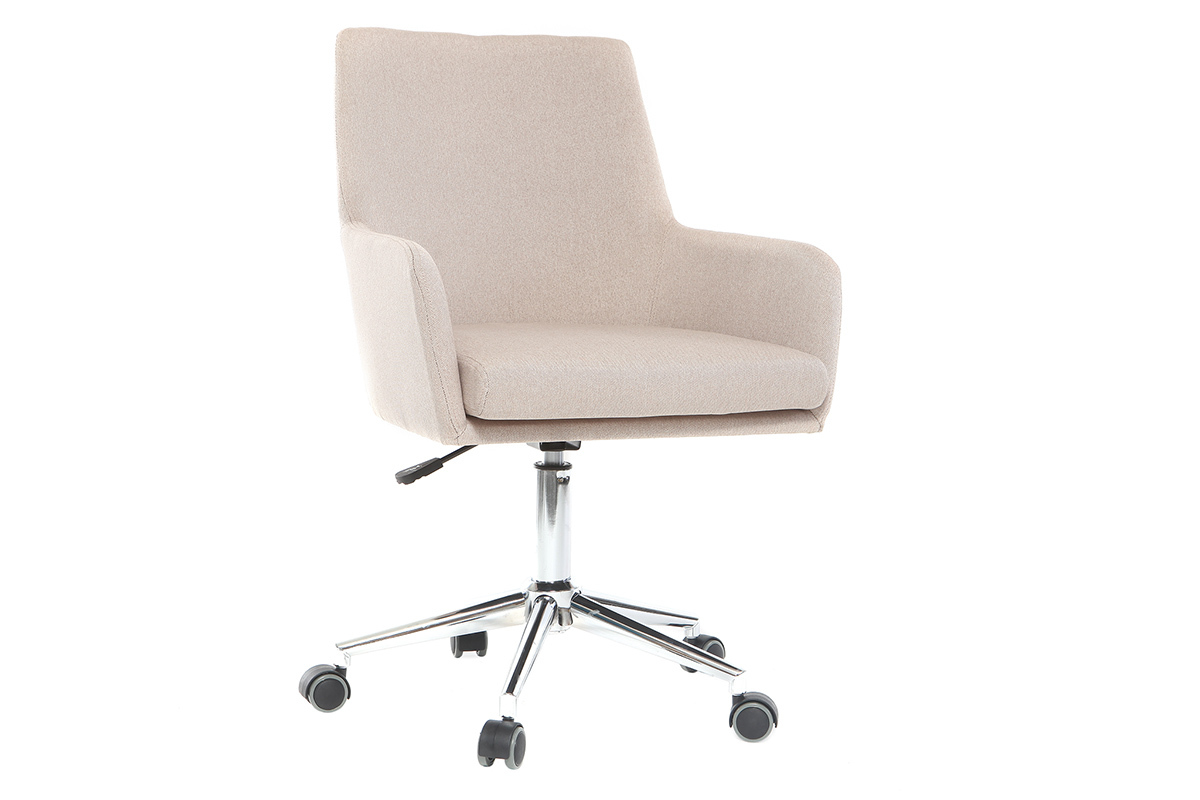 Poltrona da ufficio design tessuto naturale SHANA
