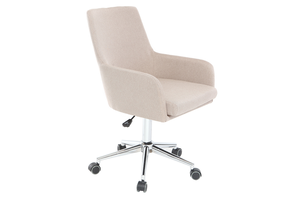 Poltrona da ufficio design tessuto naturale SHANA