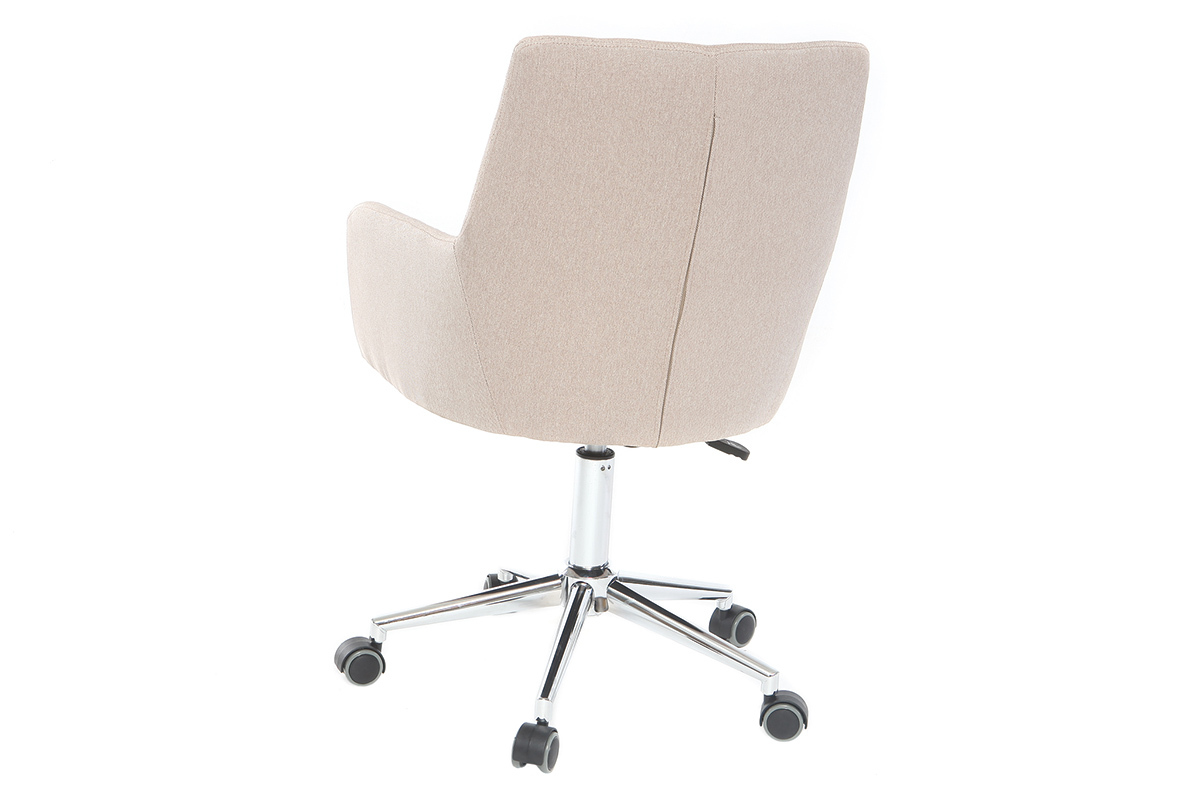 Poltrona da ufficio design tessuto naturale SHANA