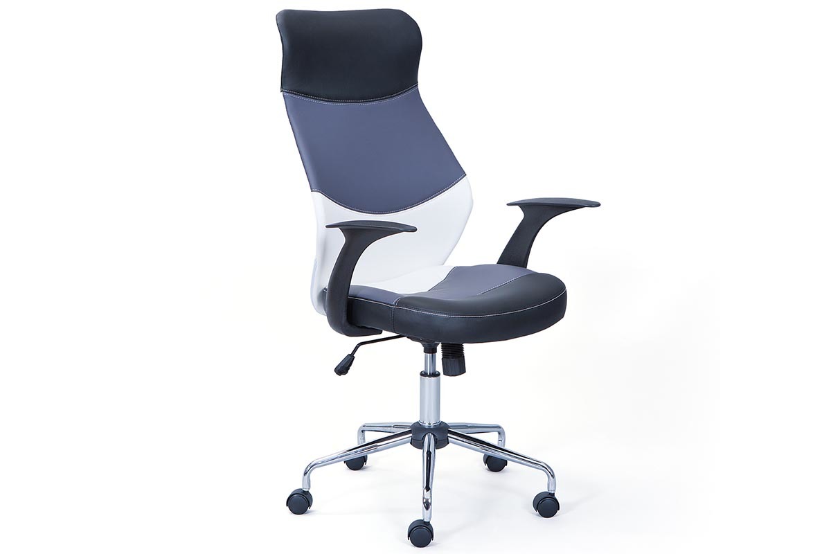 Poltrona da ufficio design tricolore PU ANTO