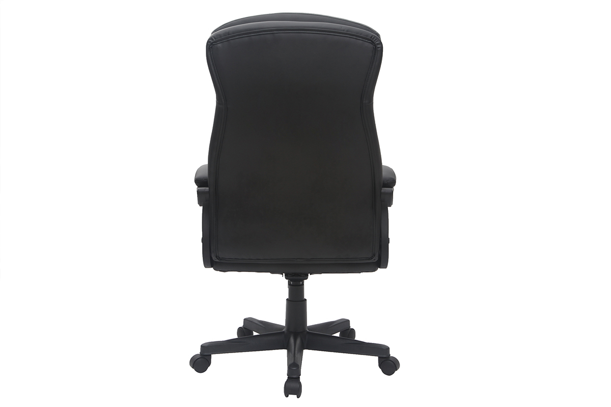 Poltrona da ufficio di design nera WALL STREET