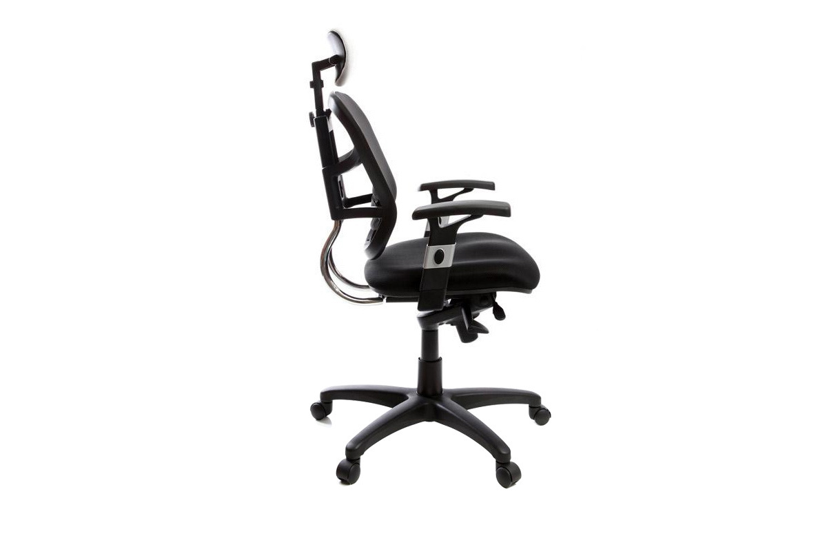 Poltrona da ufficio ergonomica bianca e nera UP TO YOU