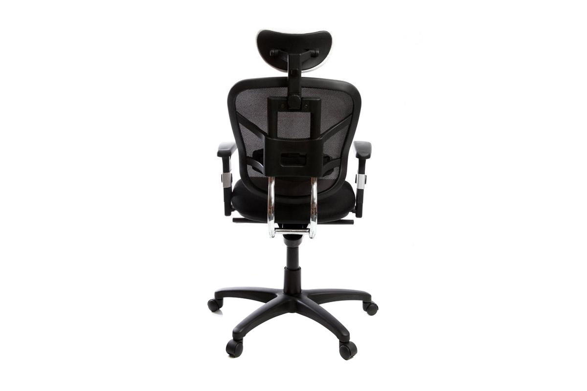 Poltrona da ufficio ergonomica bianca e nera UP TO YOU