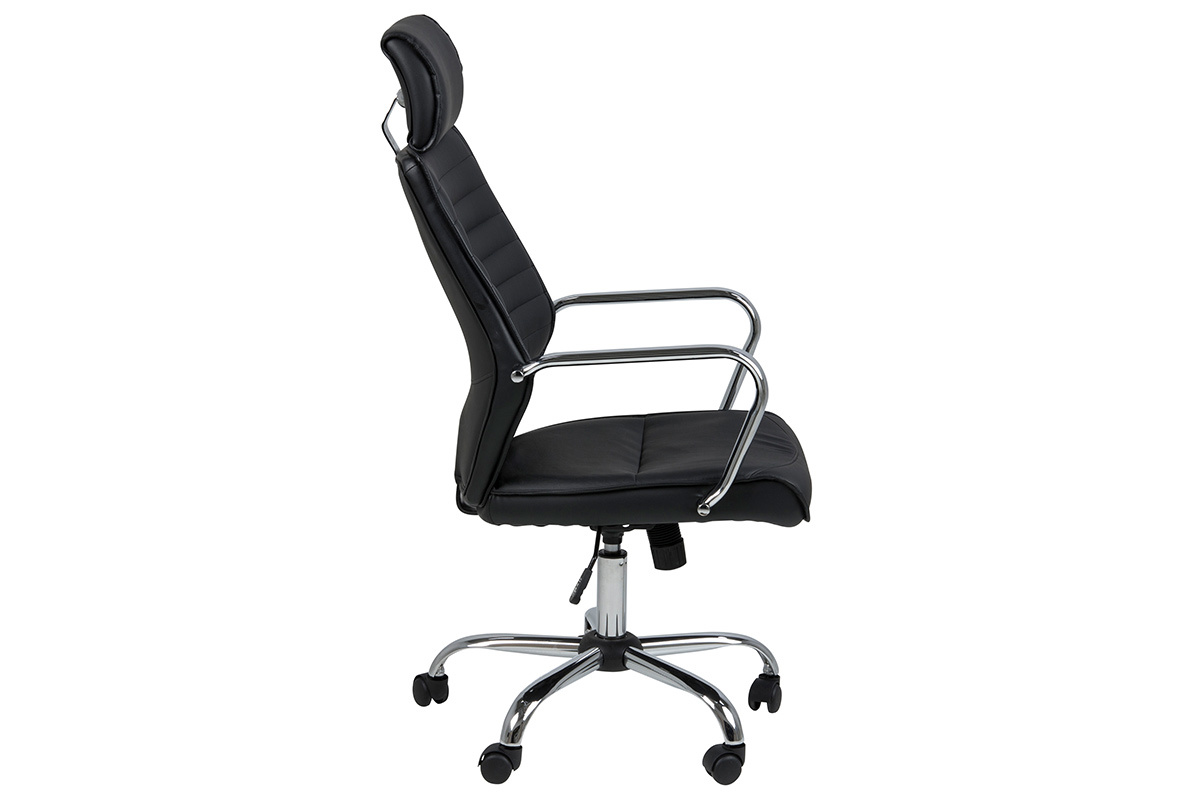 Poltrona da ufficio ergonomica design nera STAN