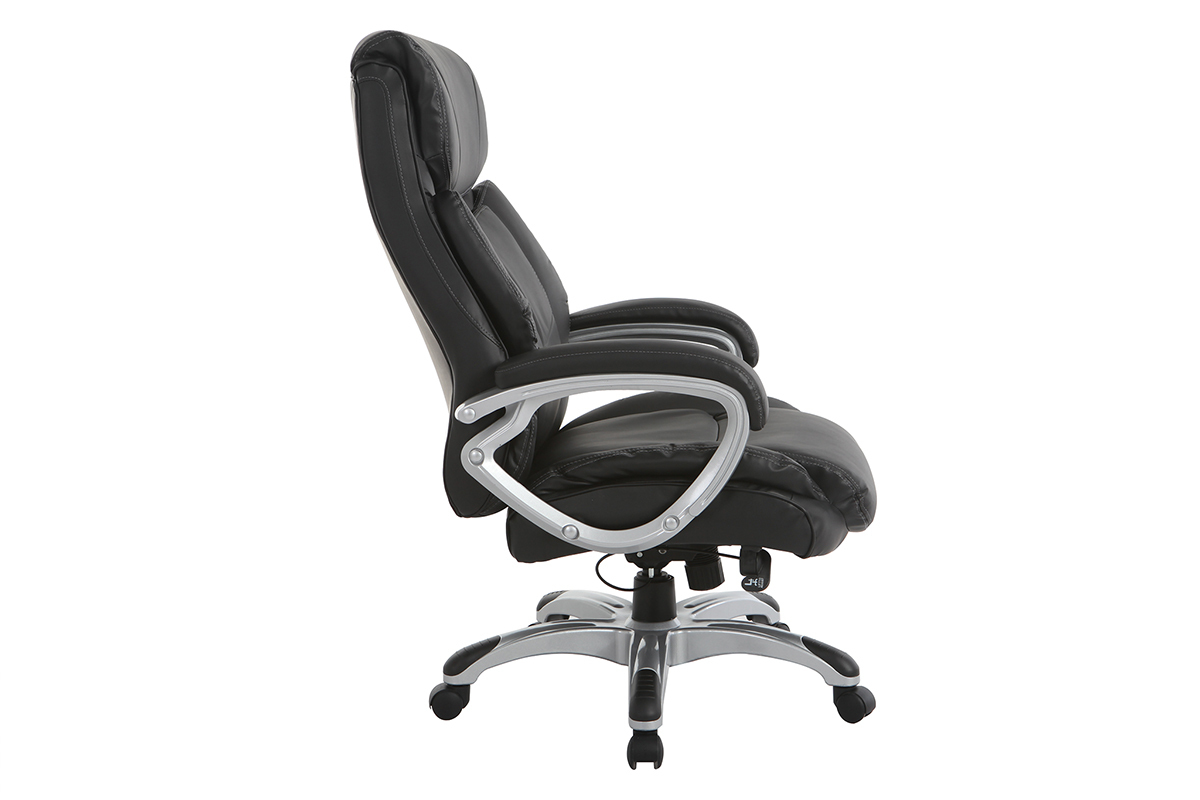 Poltrona da ufficio ergonomica e design nero MAGIST