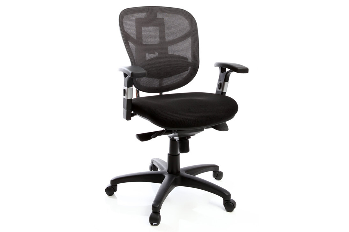 Poltrona da ufficio ergonomica nera UP TO YOU