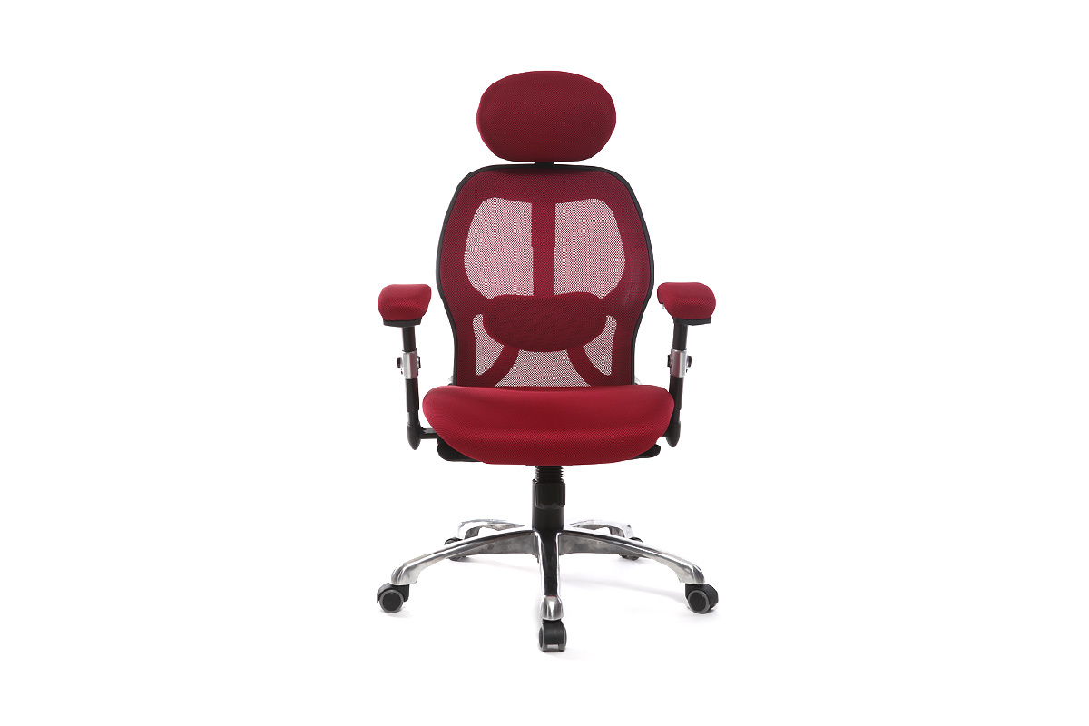 Poltrona da ufficio ergonomica Rosso ULTIMATE V2 plus