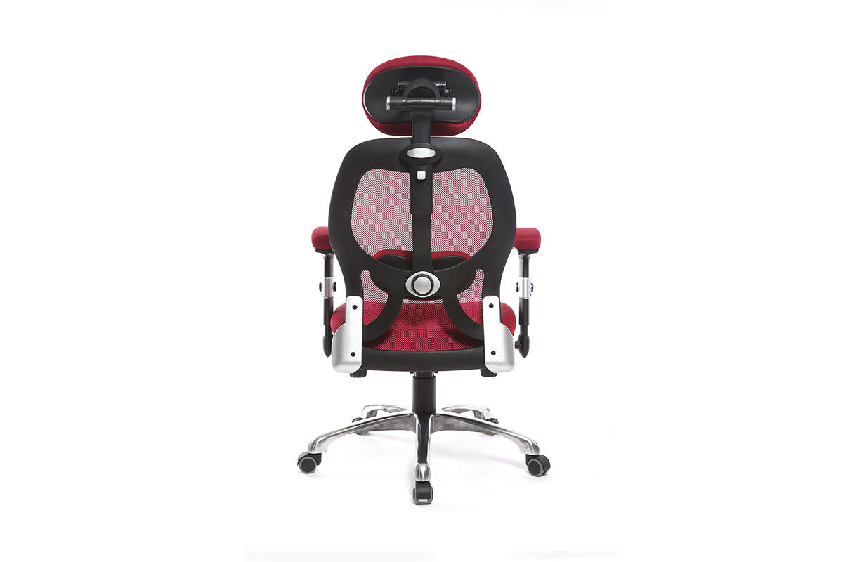 Poltrona da ufficio ergonomica Rosso ULTIMATE V2 plus