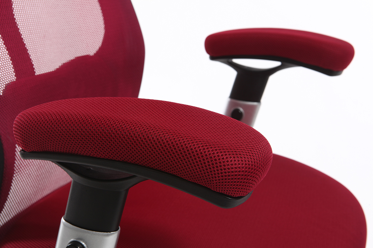 Poltrona da ufficio ergonomica Rosso ULTIMATE V2 plus