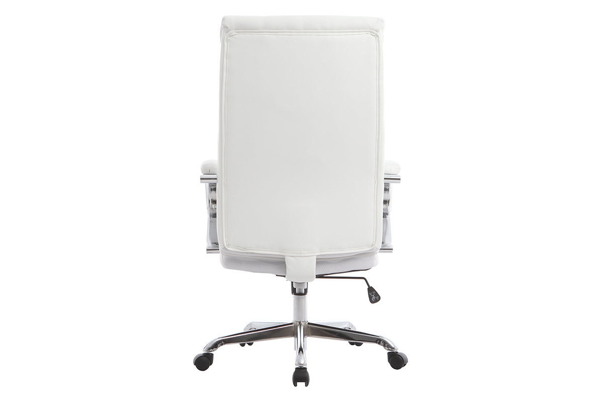 Poltrona da ufficio girevole design bianco TOWER