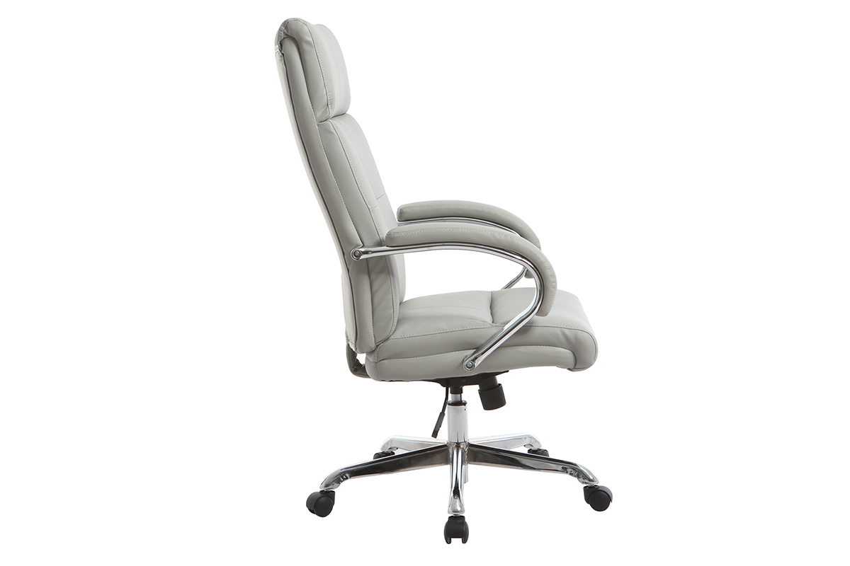 Poltrona da ufficio girevole design grigio TOWER