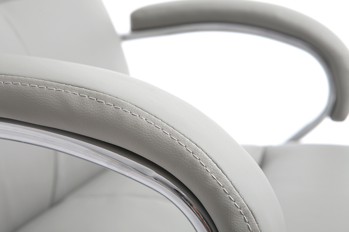 Poltrona da ufficio girevole design grigio TOWER