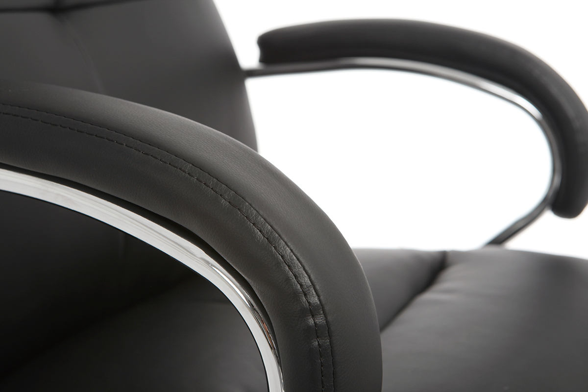 Poltrona da ufficio girevole design nero TOWER