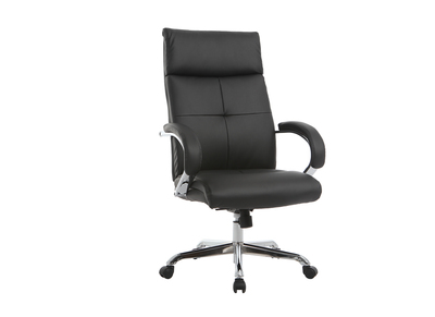 Poltrona da ufficio girevole design nero TOWER