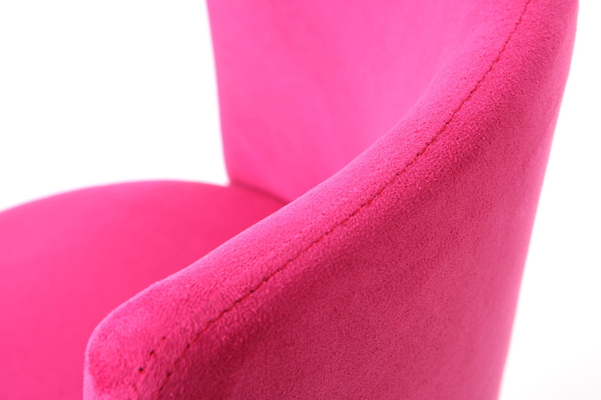 Poltrona da ufficio per bambina rosa e bianca NEW MARCHANDE