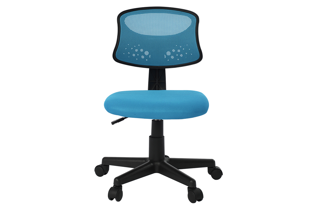 Poltrona da ufficio per bambino mesh blu MEL