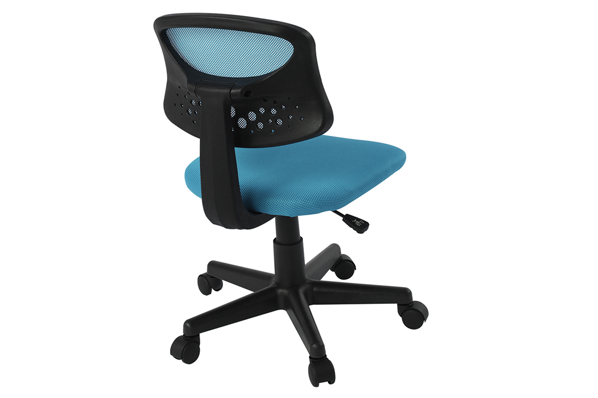 Poltrona da ufficio per bambino mesh blu MEL
