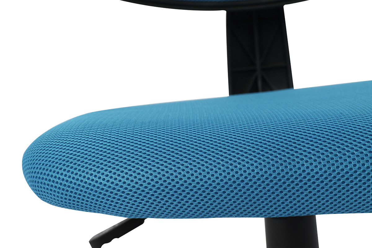 Poltrona da ufficio per bambino mesh blu MEL