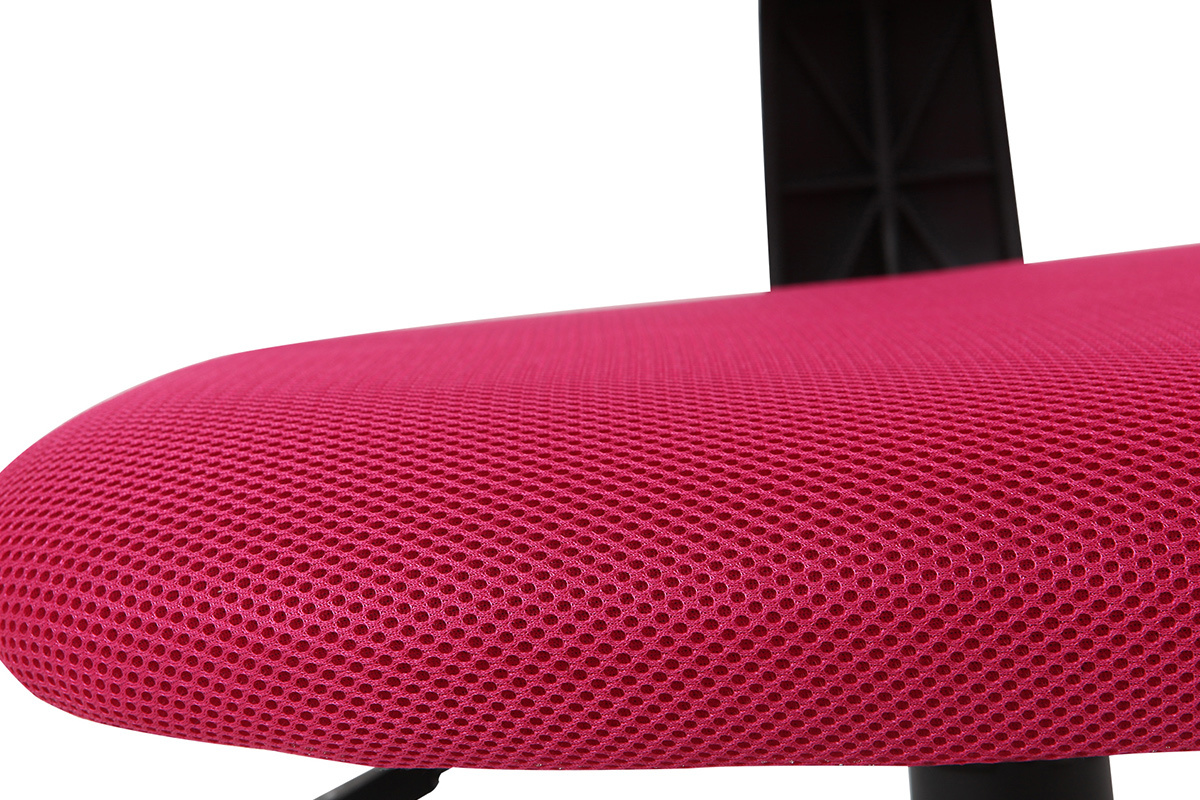 Poltrona da ufficio per bambino mesh rosa MEL