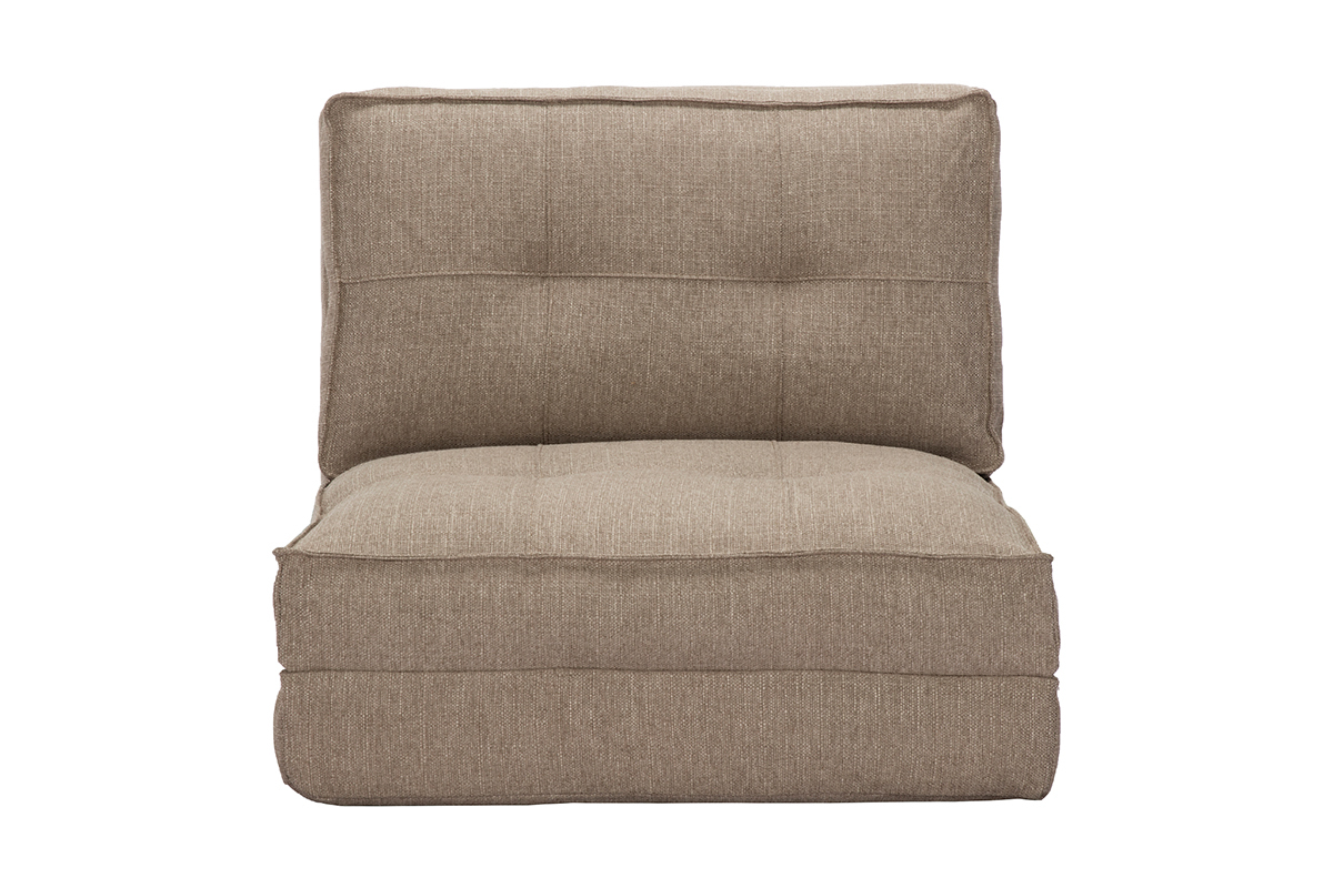 Poltrona design beige SALLY