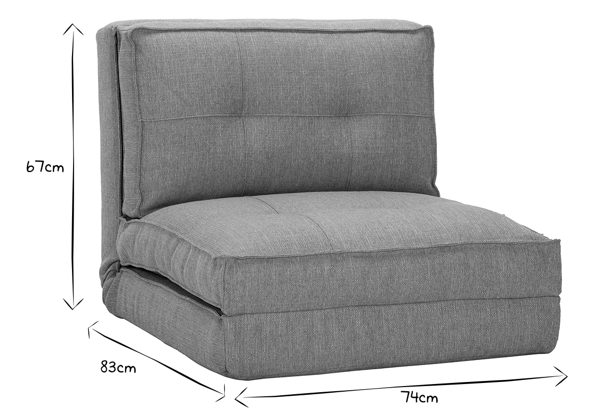 Poltrona design beige SALLY
