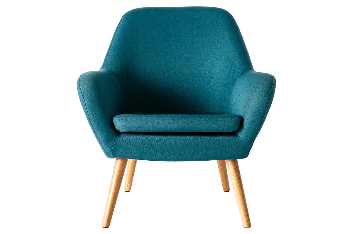 Poltrona design color blu petrolio MIRA