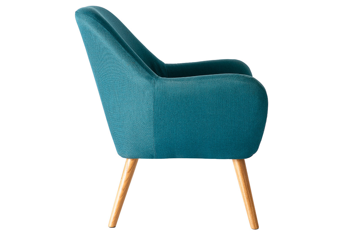 Poltrona design color blu petrolio MIRA