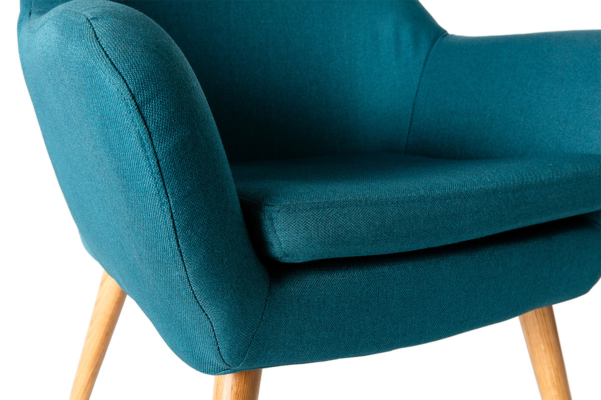 Poltrona design color blu petrolio MIRA