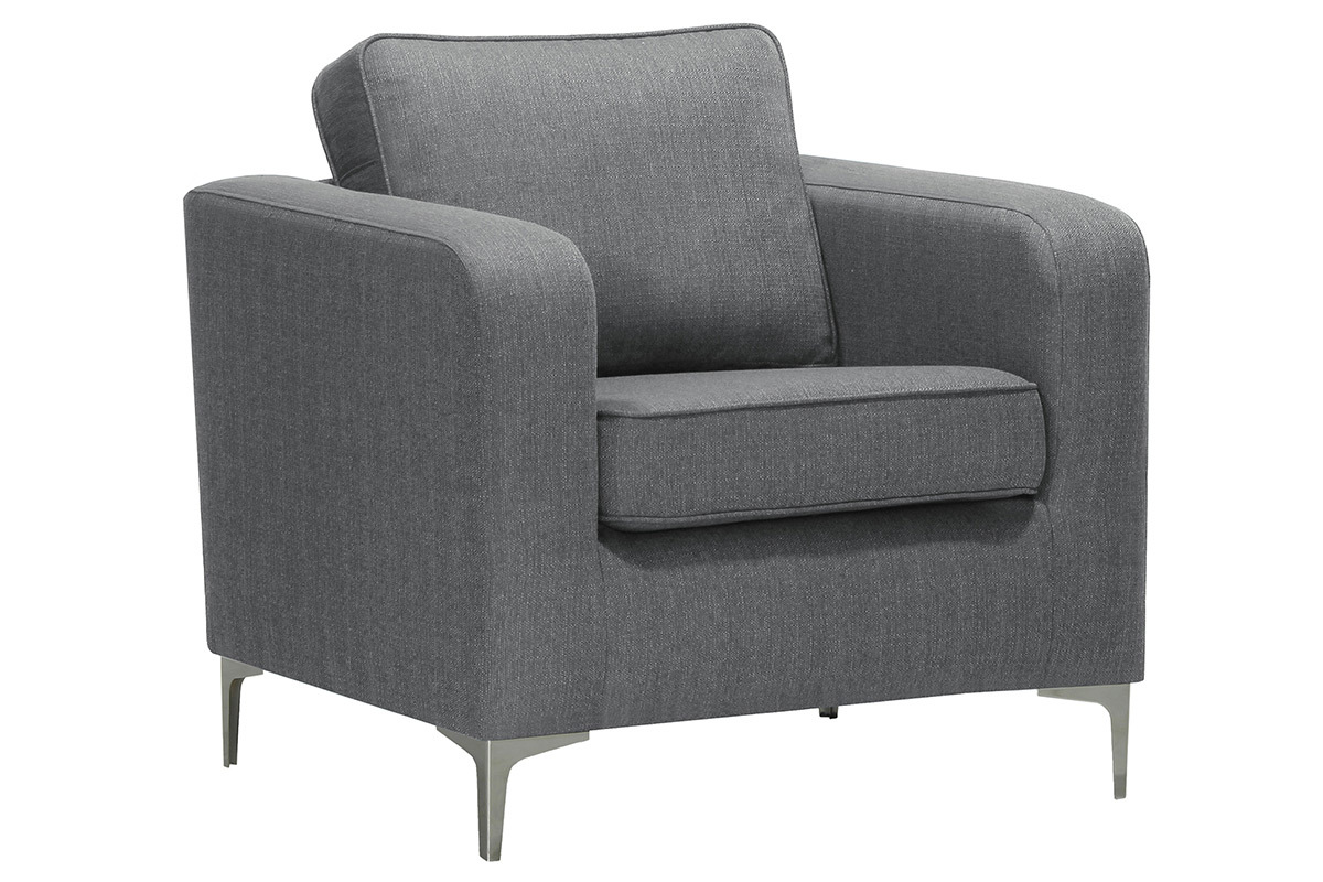 Poltrona design Grigio chiaro HARRY