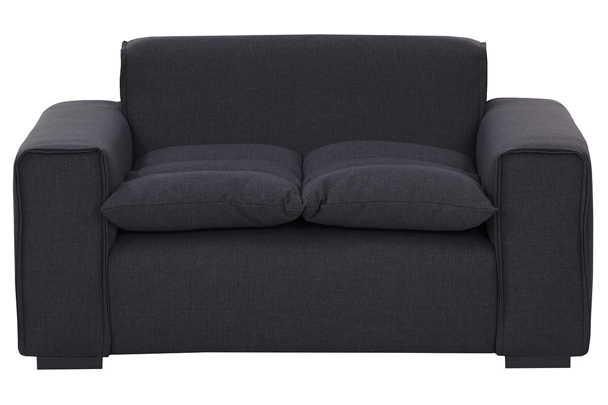 Poltrona design in tessuto Grigio scuro MELLOW