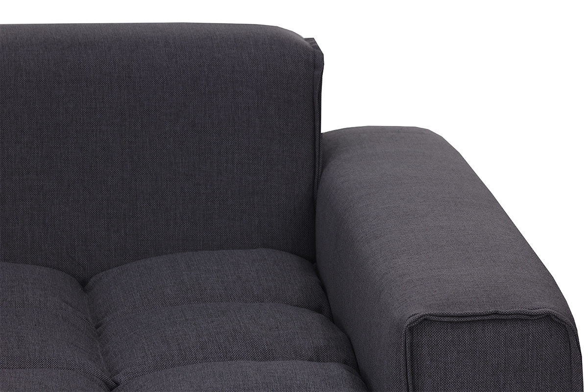 Poltrona design in tessuto Grigio scuro MELLOW