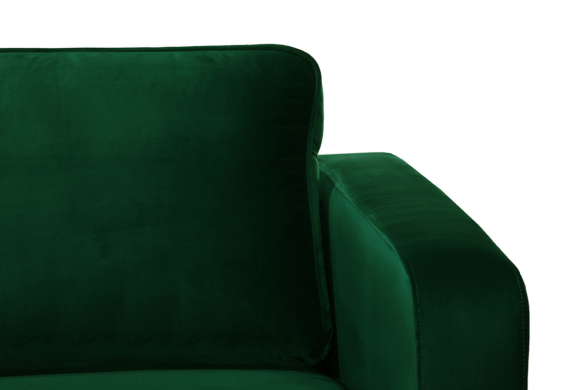 Poltrona design in velluto verde HARRY