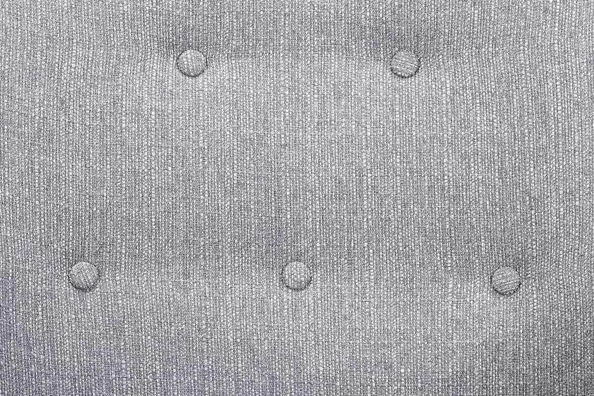 Poltrona design legno chiaro e tessuto grigio perla OLAF