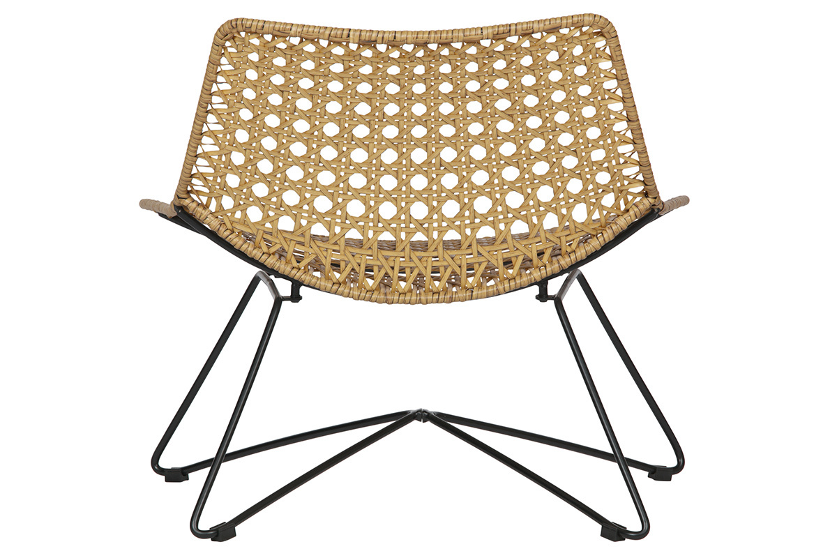 Poltrona design rattan sintetica interno / esterno SUNSET