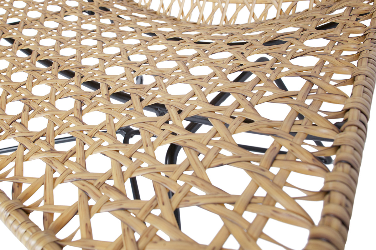 Poltrona design rattan sintetica interno / esterno SUNSET