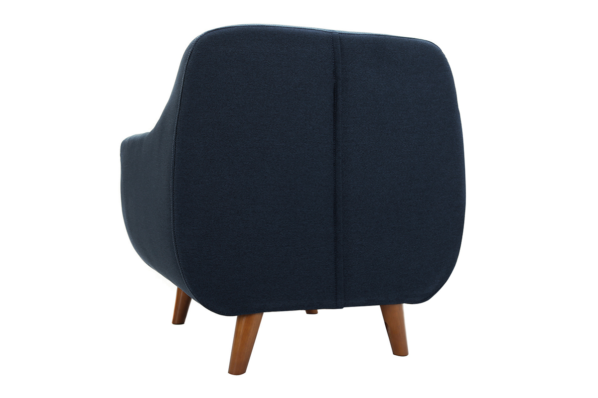 Poltrona design sfoderabile blu YNOK