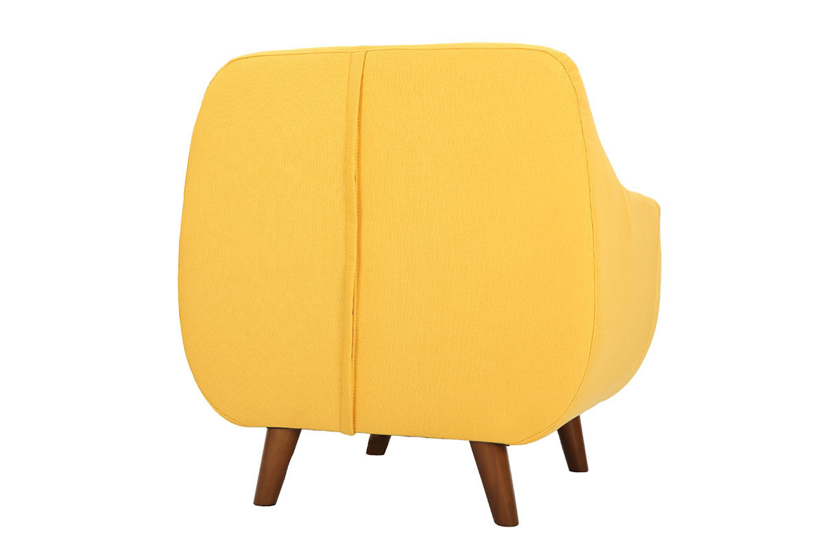 Poltrona design sfoderabile giallo YNOK