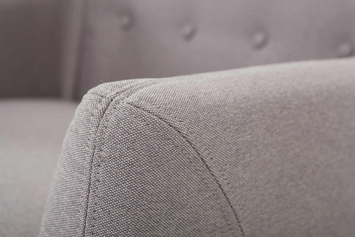 Poltrona design sfoderabile grigia YNOK
