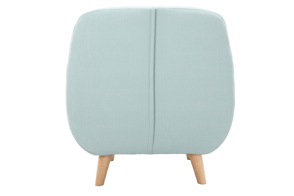 Poltrona design sfoderabile verde acqua YNOK