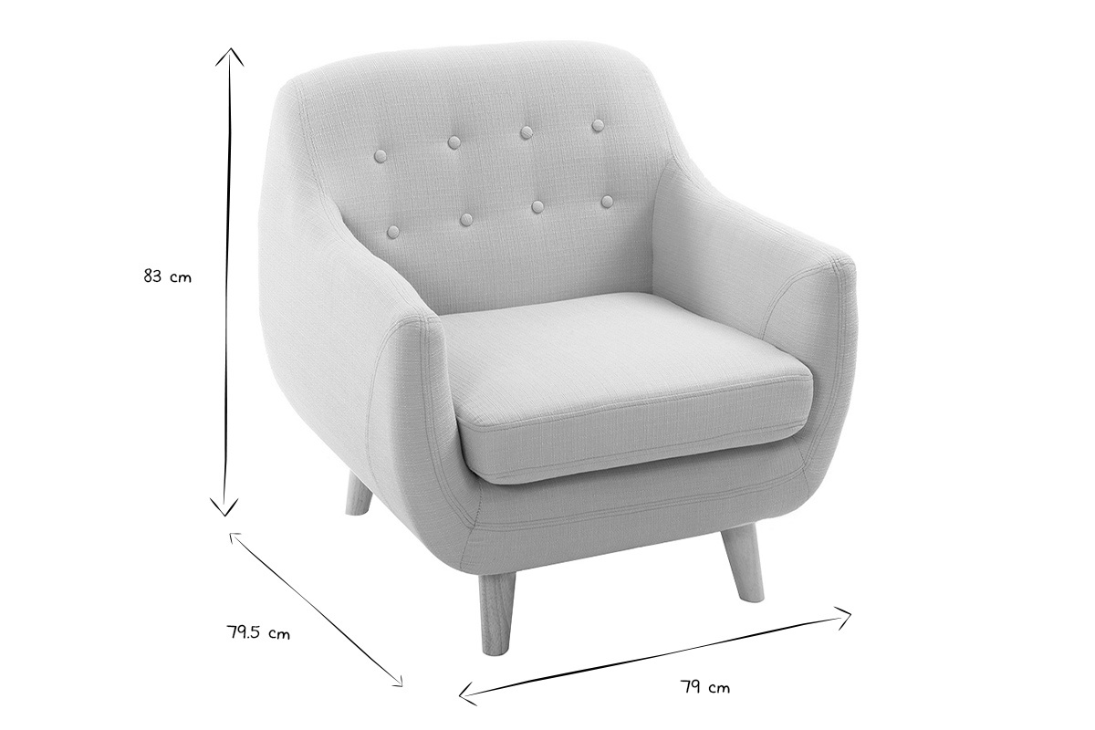 Poltrona design sfoderabile verde acqua YNOK