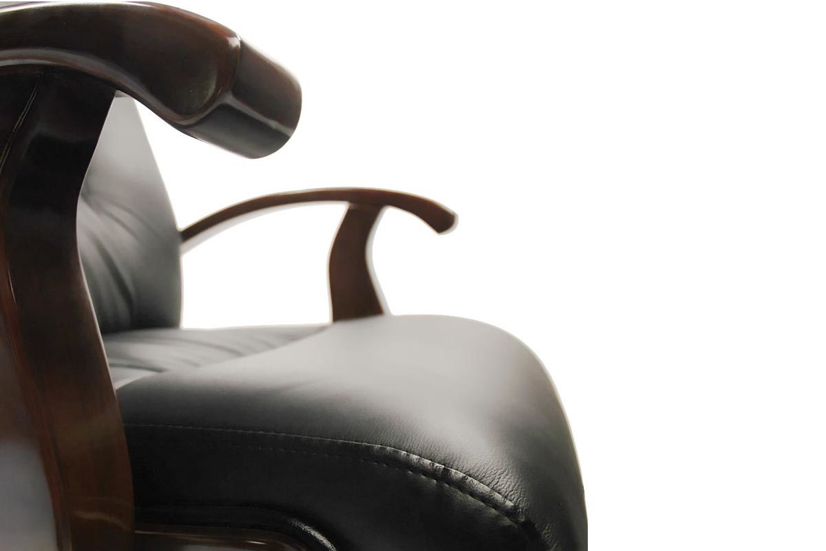 Poltrona d'ufficio MONALISA colore nero - pelle