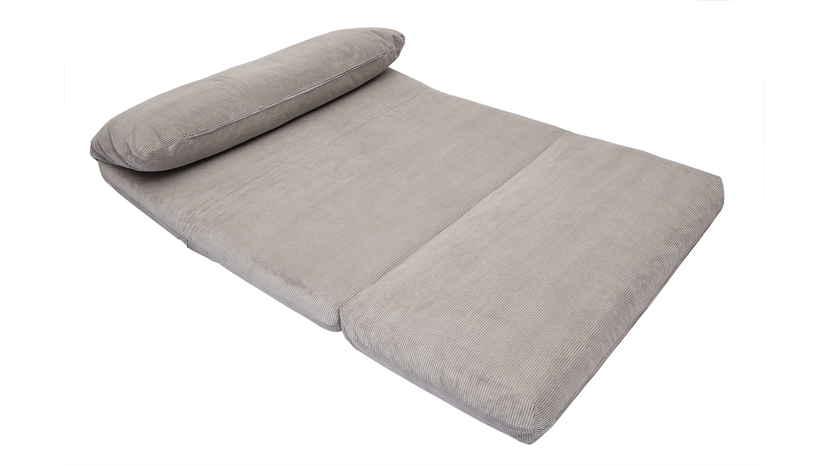 Mendler - Divano Letto Schienale Regolabile Hwc-j19 Tessuto Antracite