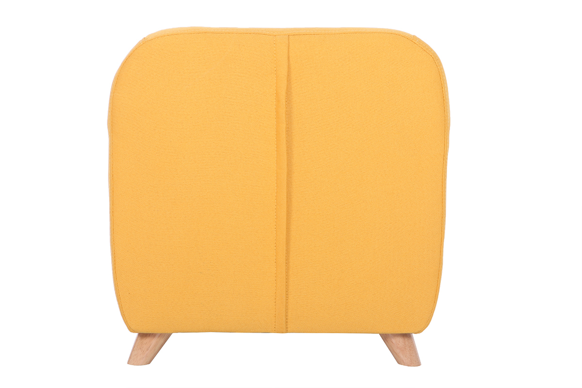 Poltrona per bambino scandinavo giallo NORKID